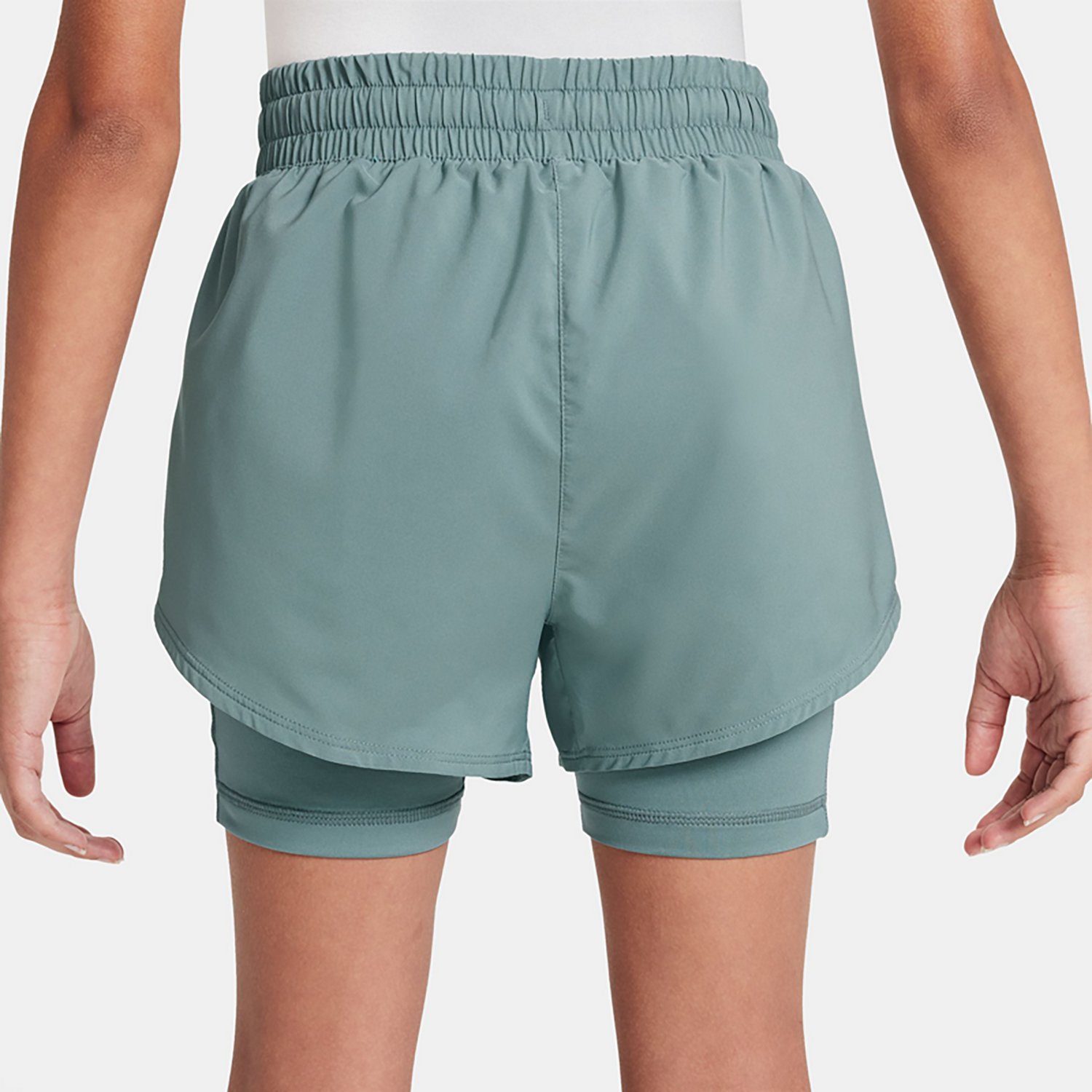 Nike Girls' One Dri-FIT 2-in-1 Shorts 3 in - view number 2