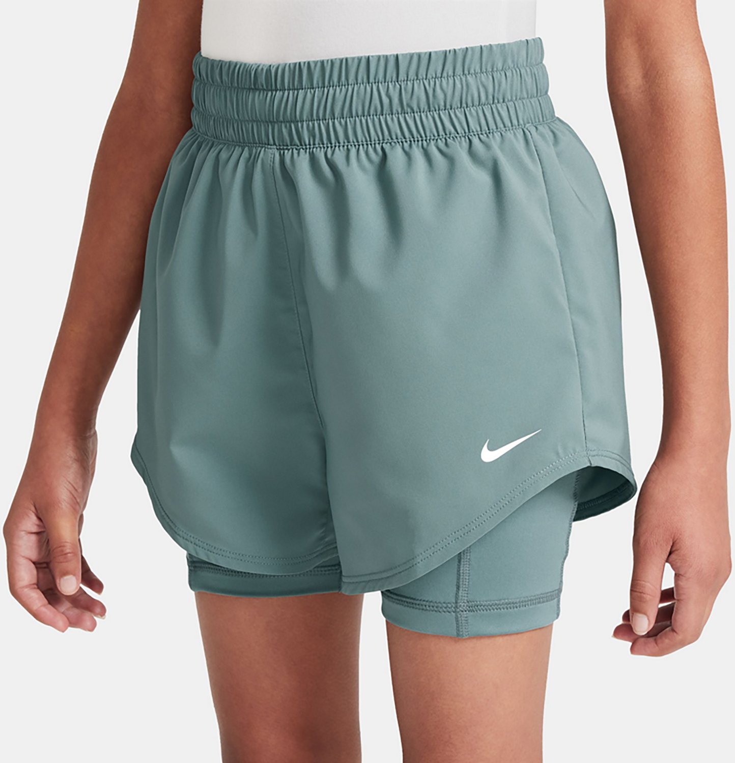 Nike Girls' One Dri-FIT 2-in-1 Shorts 3 in - view number 3