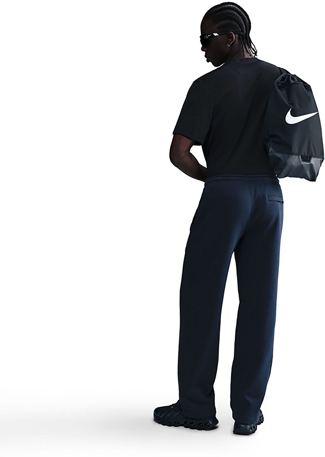 Nike Men's Club Open Hem Brushed Fleece Pants - view number 2