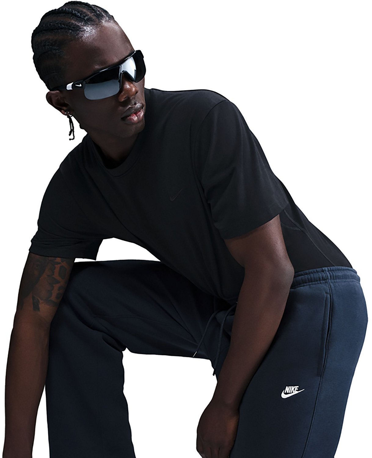 Nike Men's Club Open Hem Brushed Fleece Pants - view number 5