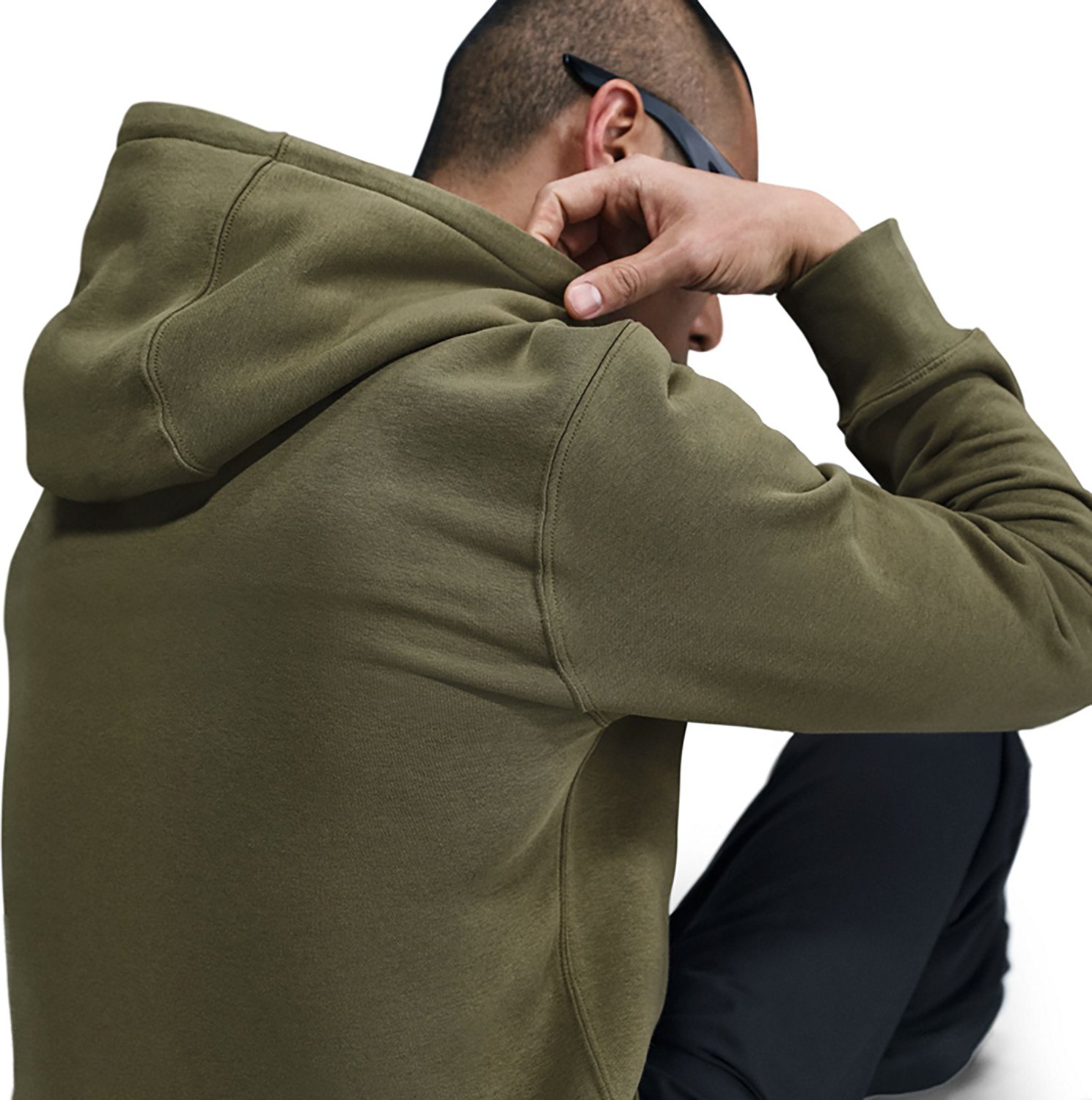 Nike Men's Club Pullover Fleece Hoodie - view number 4