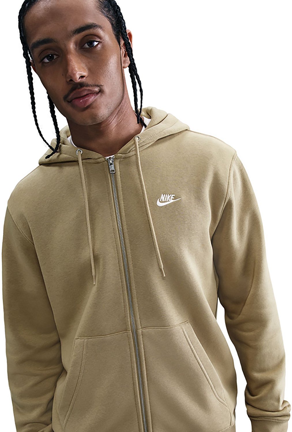 Nike Men's Club Full Zip Fleece Hoodie - view number 3