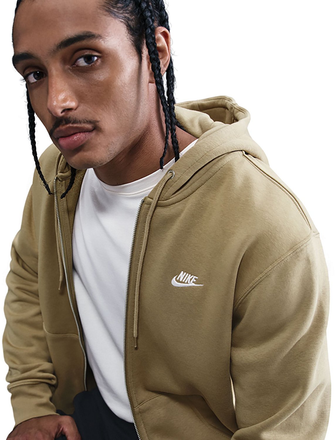 Nike Men's Club Full Zip Fleece Hoodie - view number 5