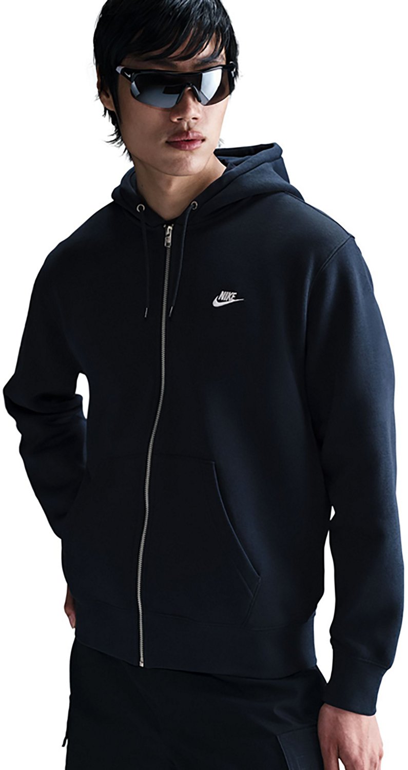 Nike Men's Club Full Zip Fleece Hoodie - view number 3