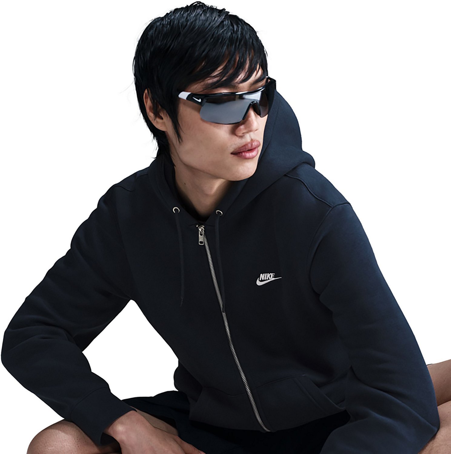 Nike Men's Club Full Zip Fleece Hoodie - view number 5