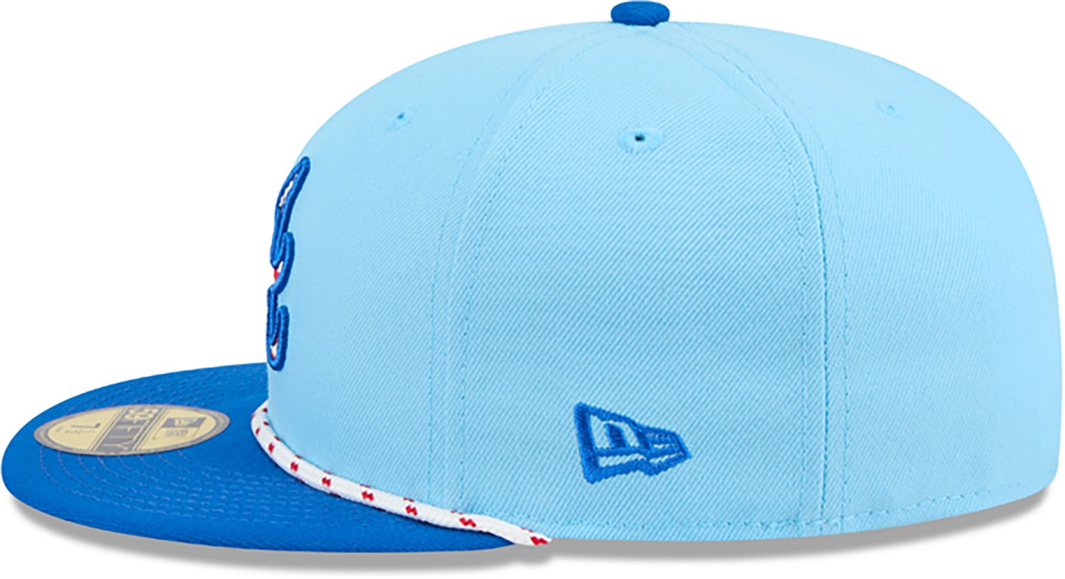 New Era Light Atlanta Braves 2025 Fourth of July 59FIFTY Fitted Hat - view number 4