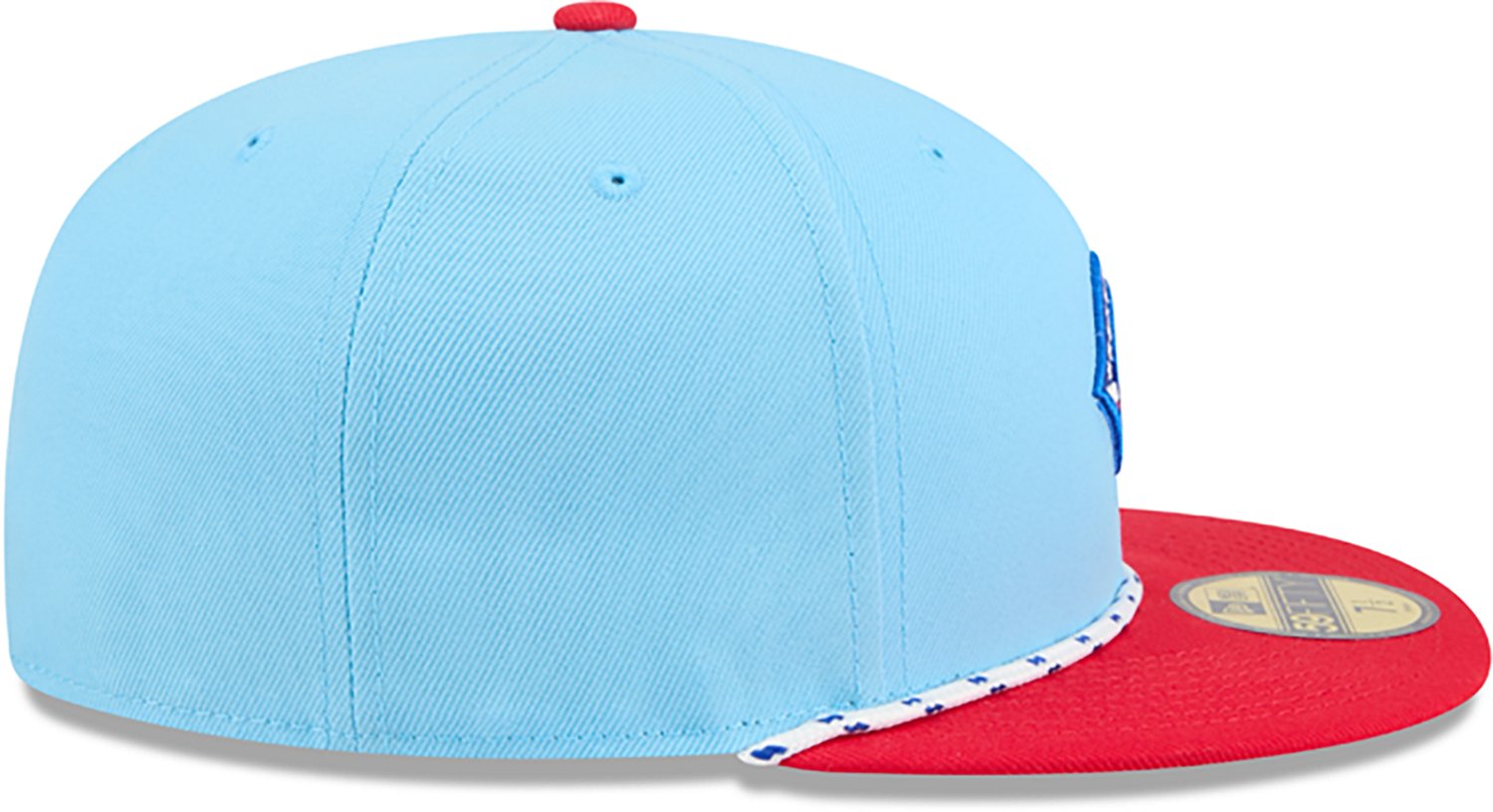 New Era Light Red Cincinnati Reds 2025 Fourth of July 59FIFTY Fitted Hat - view number 5