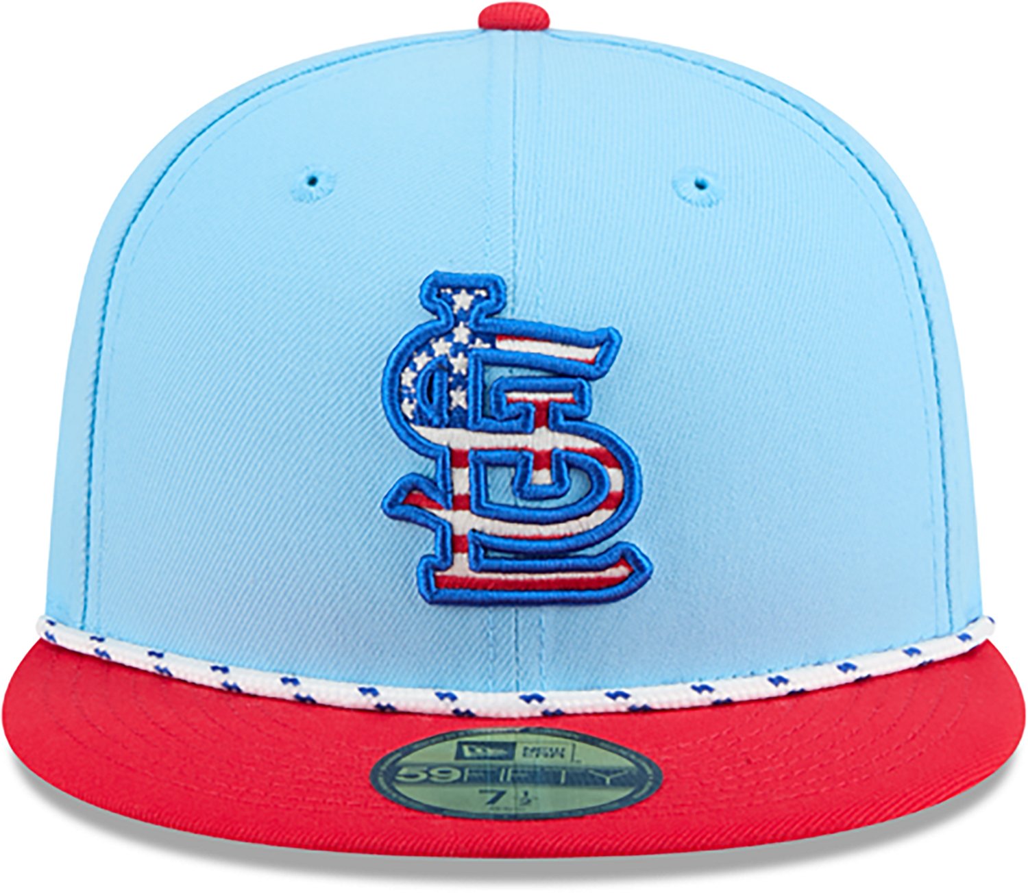 New Era Light Red St Louis Cardinals 2025 Fourth of July 59FIFTY Fitted Hat - view number 2