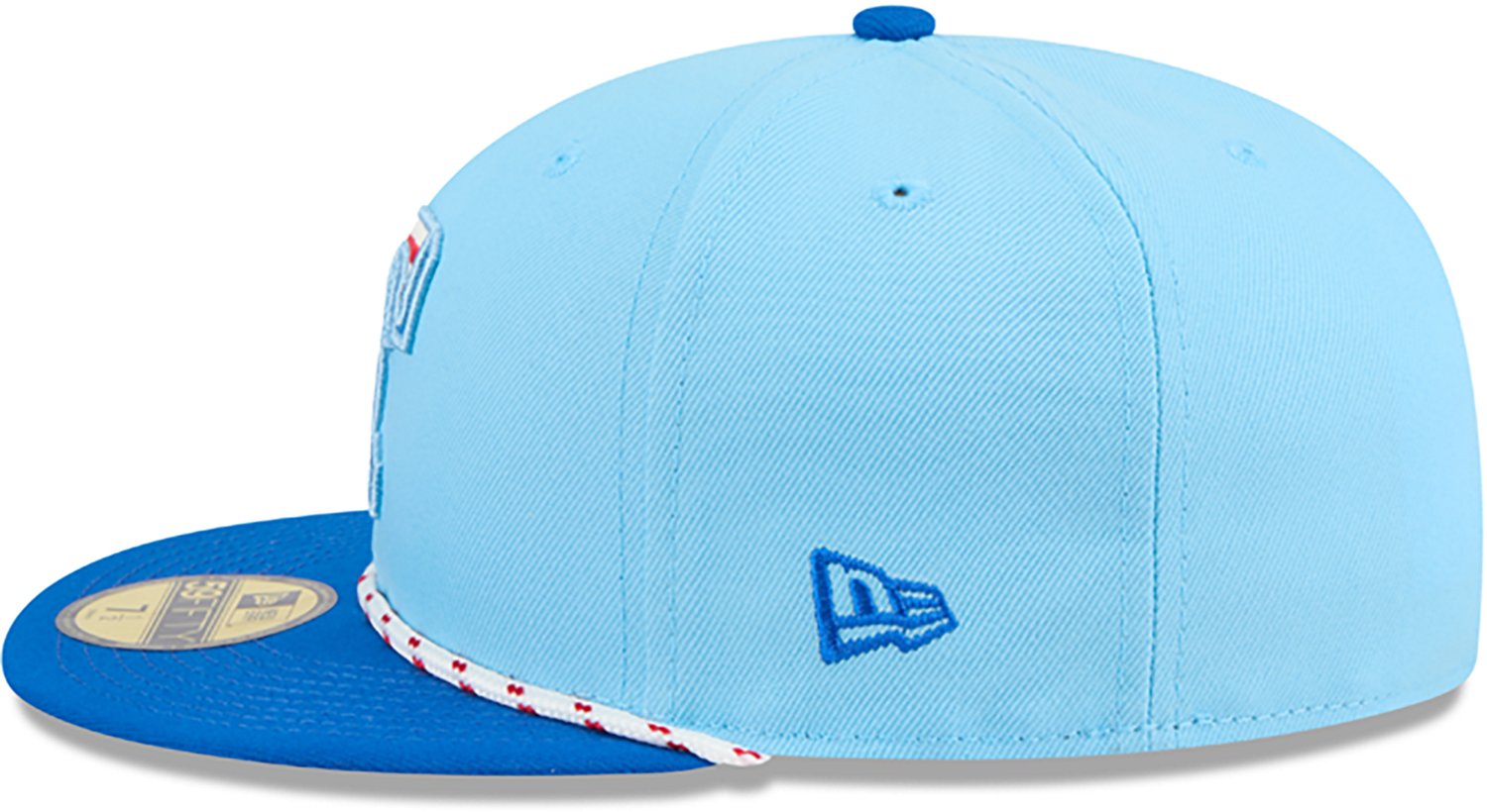 New Era Light Royal Texas Rangers 2025 Fourth of July 59FIFTY Fitted Hat - view number 4