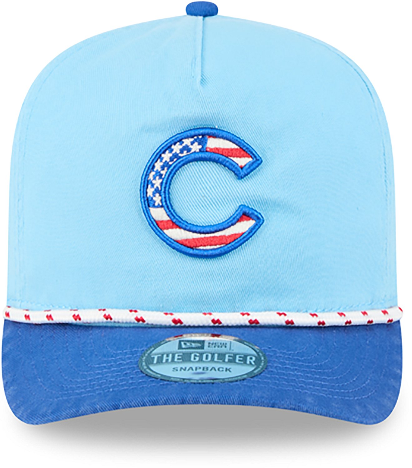 New Era Light Royal Chicago Cubs 2025 Fourth of July Golfer Snapback Hat - view number 2