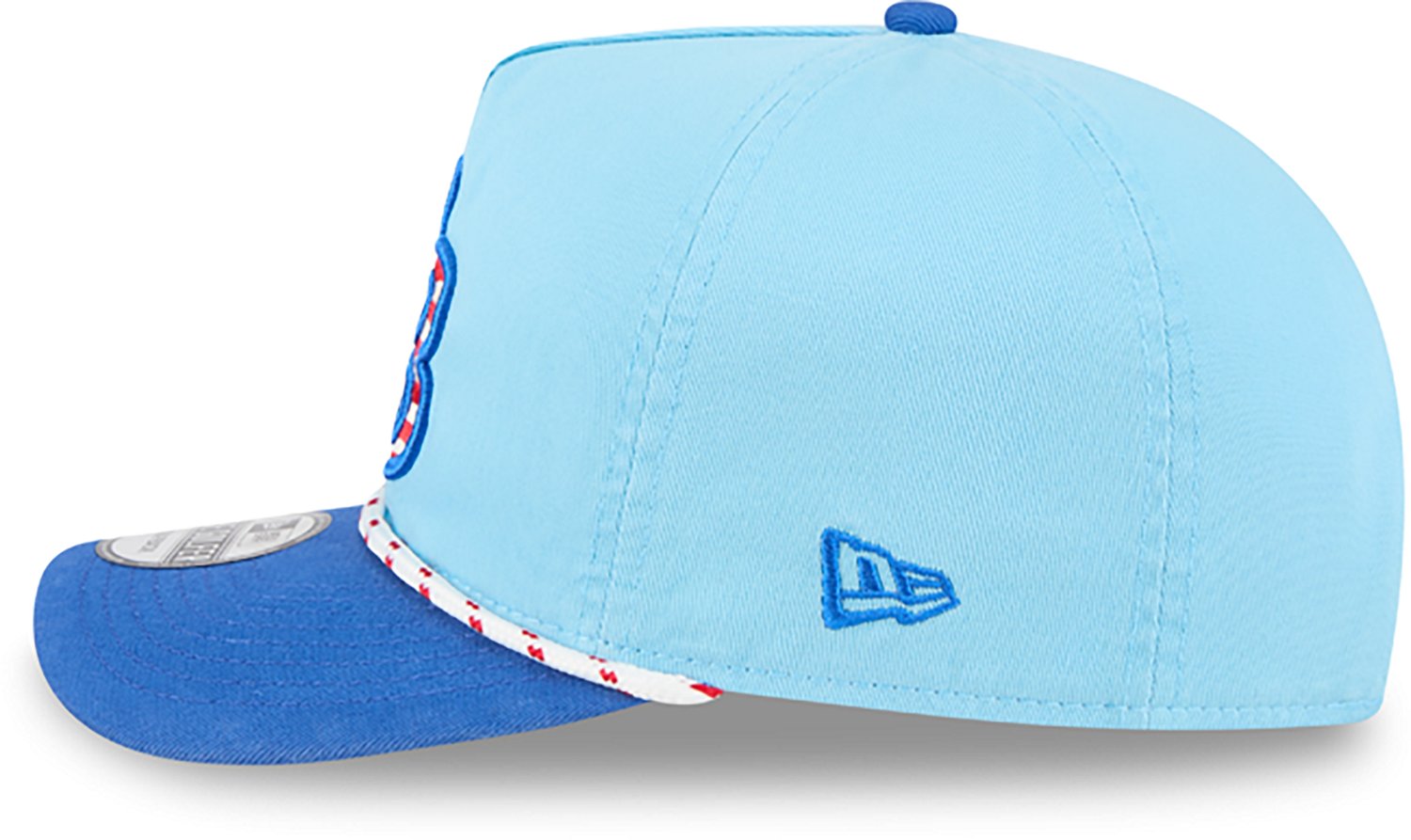 New Era Light Tampa Bay Rays 2025 Fourth of July Golfer Snapback Hat - view number 4