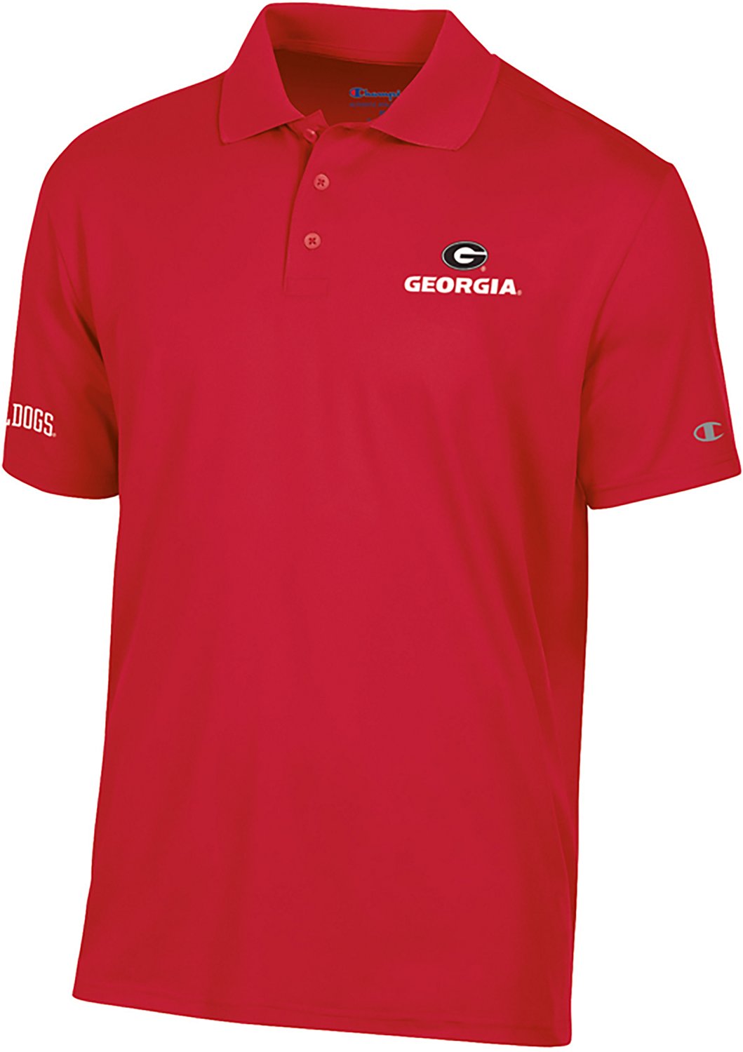 Champion Men's Georgia Solid Polo Shirt