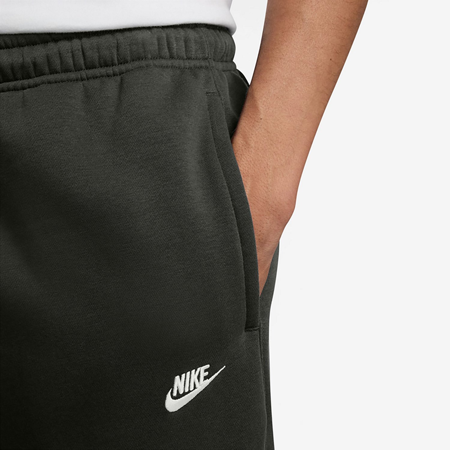 Nike Men's Club Cuffed Brushed Fleece Sweatpants - view number 3