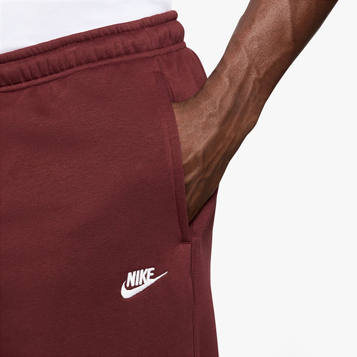 Nike Men's Club Cuffed Brushed Fleece Sweatpants - view number 3