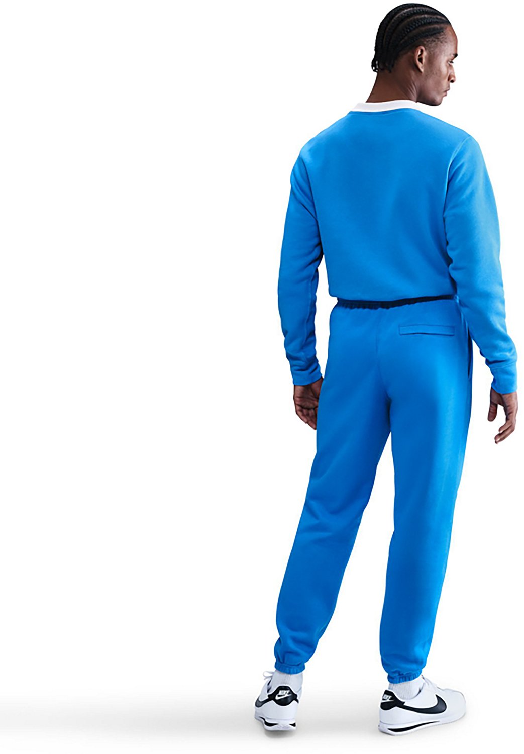 Nike Men's Club Cuffed Brushed Fleece Sweatpants - view number 2
