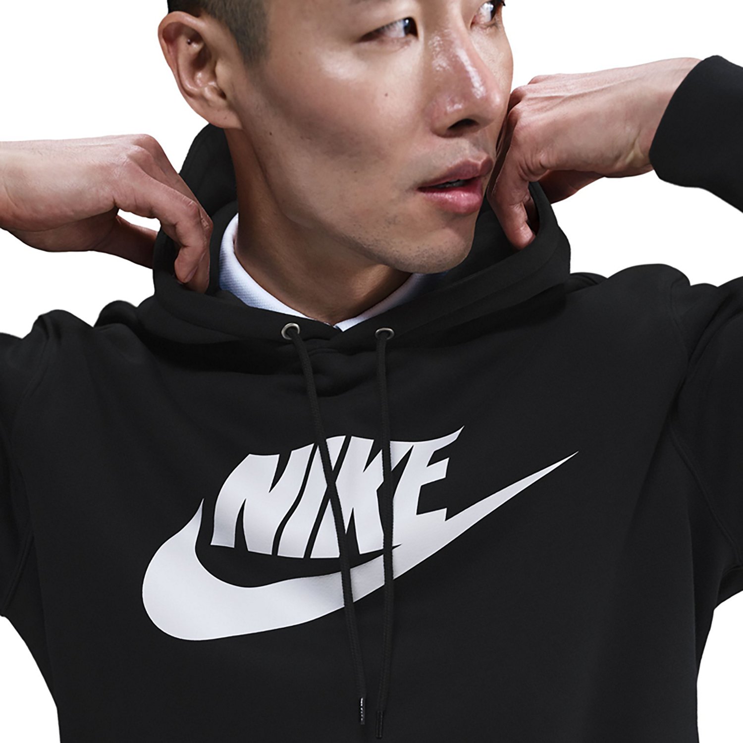 Nike Men's Club Pullover Fleece Hoodie - view number 5