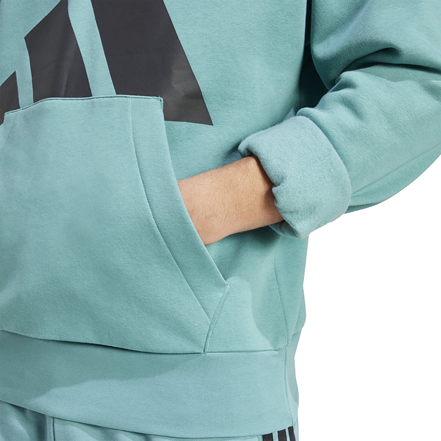 adidas Men's Essentials Big Logo Fleece Hoodie - view number 4