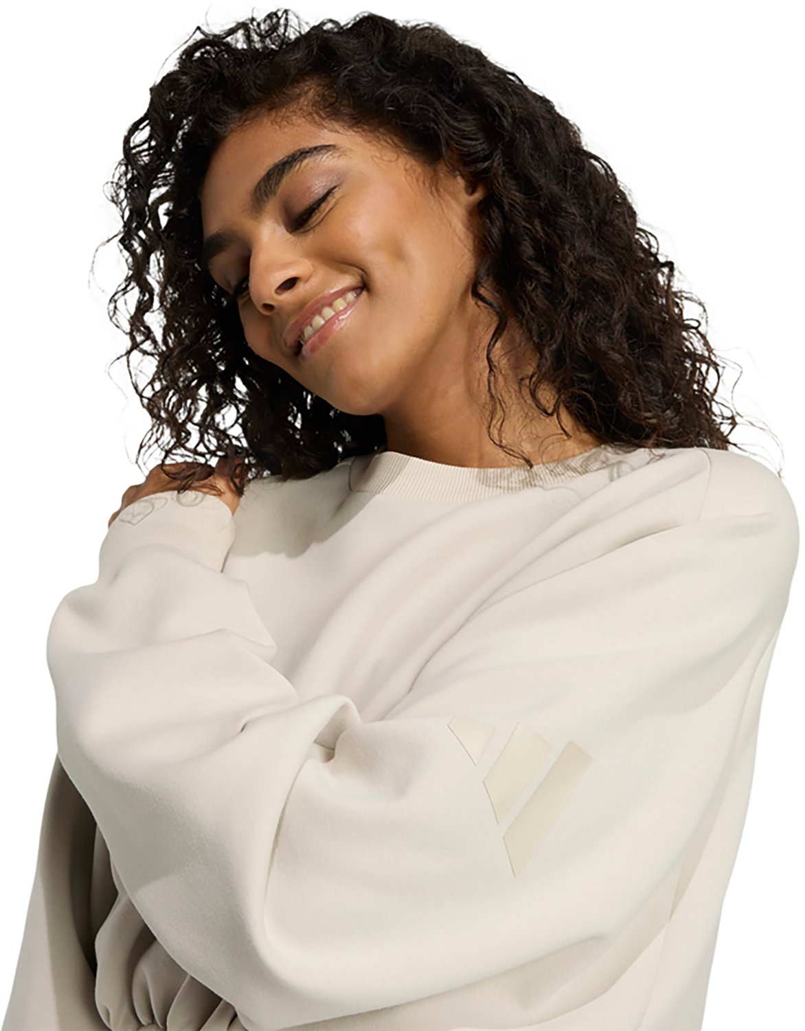 adidas Women's ALL SZN Soft Lux Loose Sweatshirt - view number 4