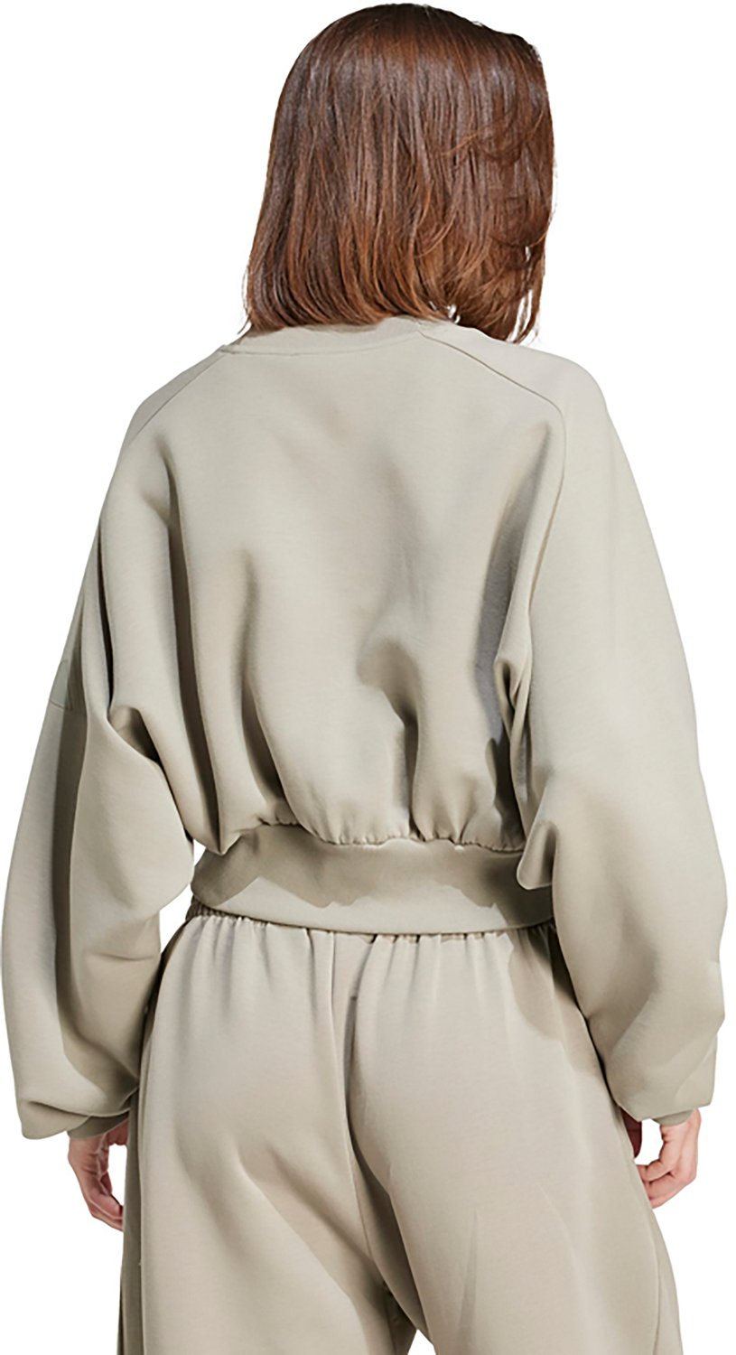 adidas Women's ALL SZN Soft Lux Loose Sweatshirt - view number 2