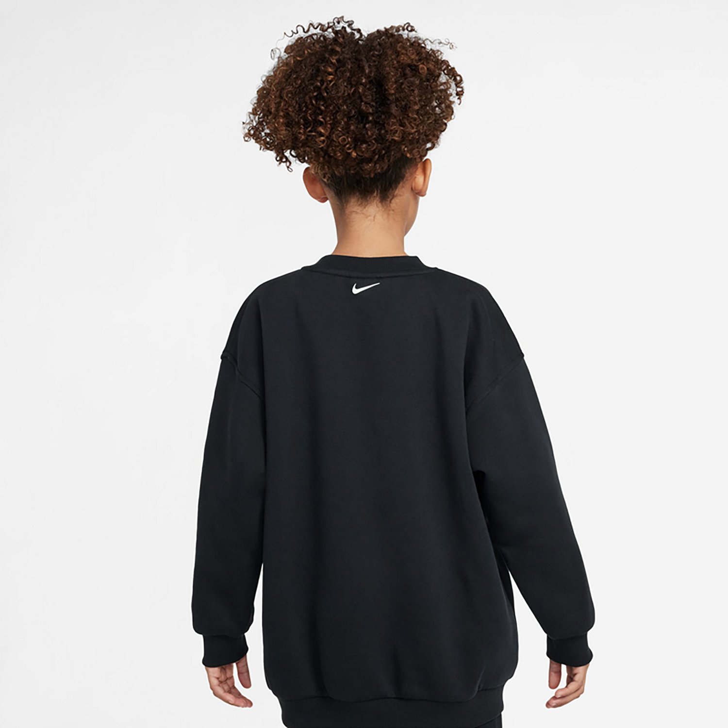 送料込み 追跡あり Nike Club Fleece Oversized Crew Buy Nike Club Fleece Oversized Crew Sweatshirt Girls Black