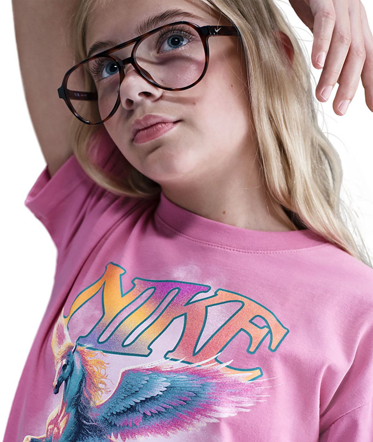 Nike Girls' Sportswear Take Flight Photo Graphic T-shirt - view number 5