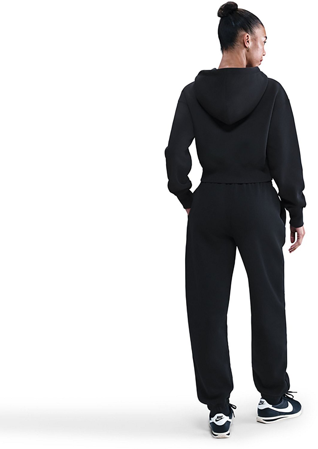 Nike Women's Sportswear Phoenix Fleece Loose Full Zip Crop Hoodie - view number 2
