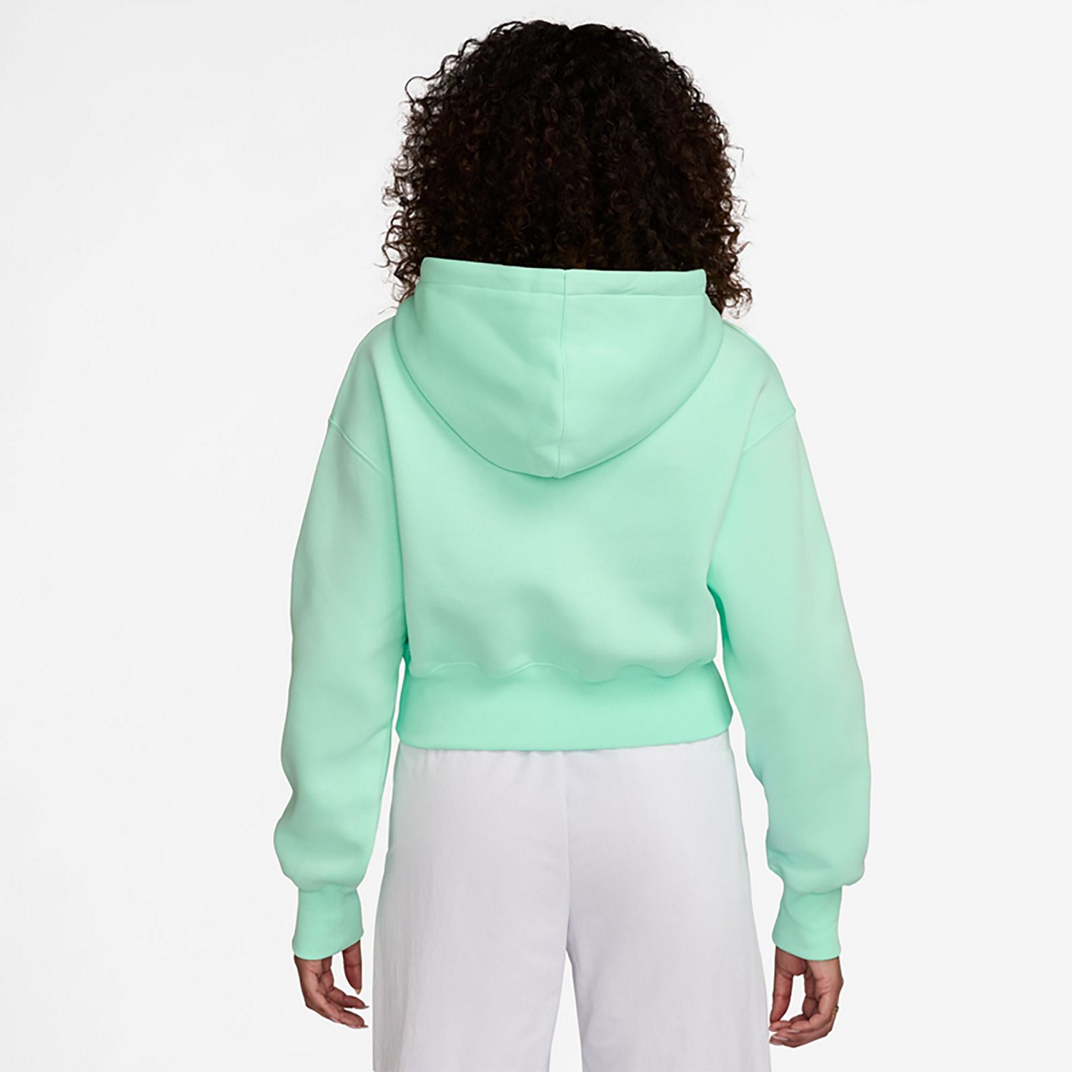 Nike Women's Sportswear Phoenix Fleece Loose Full Zip Crop Hoodie - view number 2