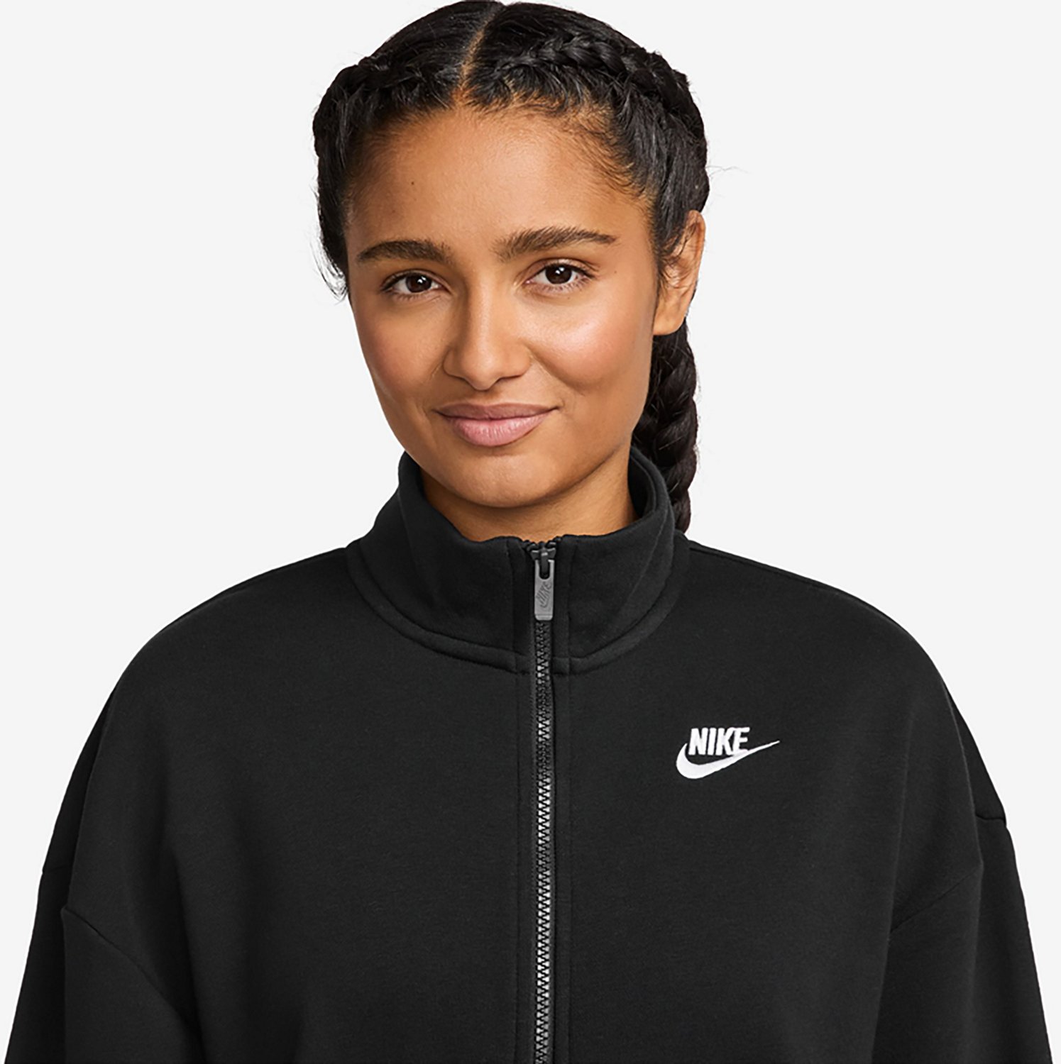 Nike Women's Sportswear Club Fleece Loose Track Jacket - view number 3