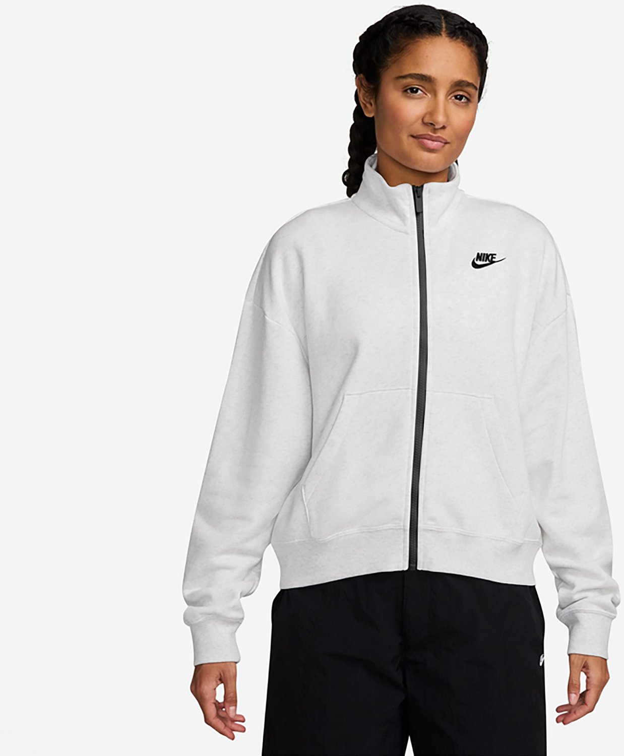 Nike Women's Sportswear Club Fleece Loose Track Jacket - view number 1
