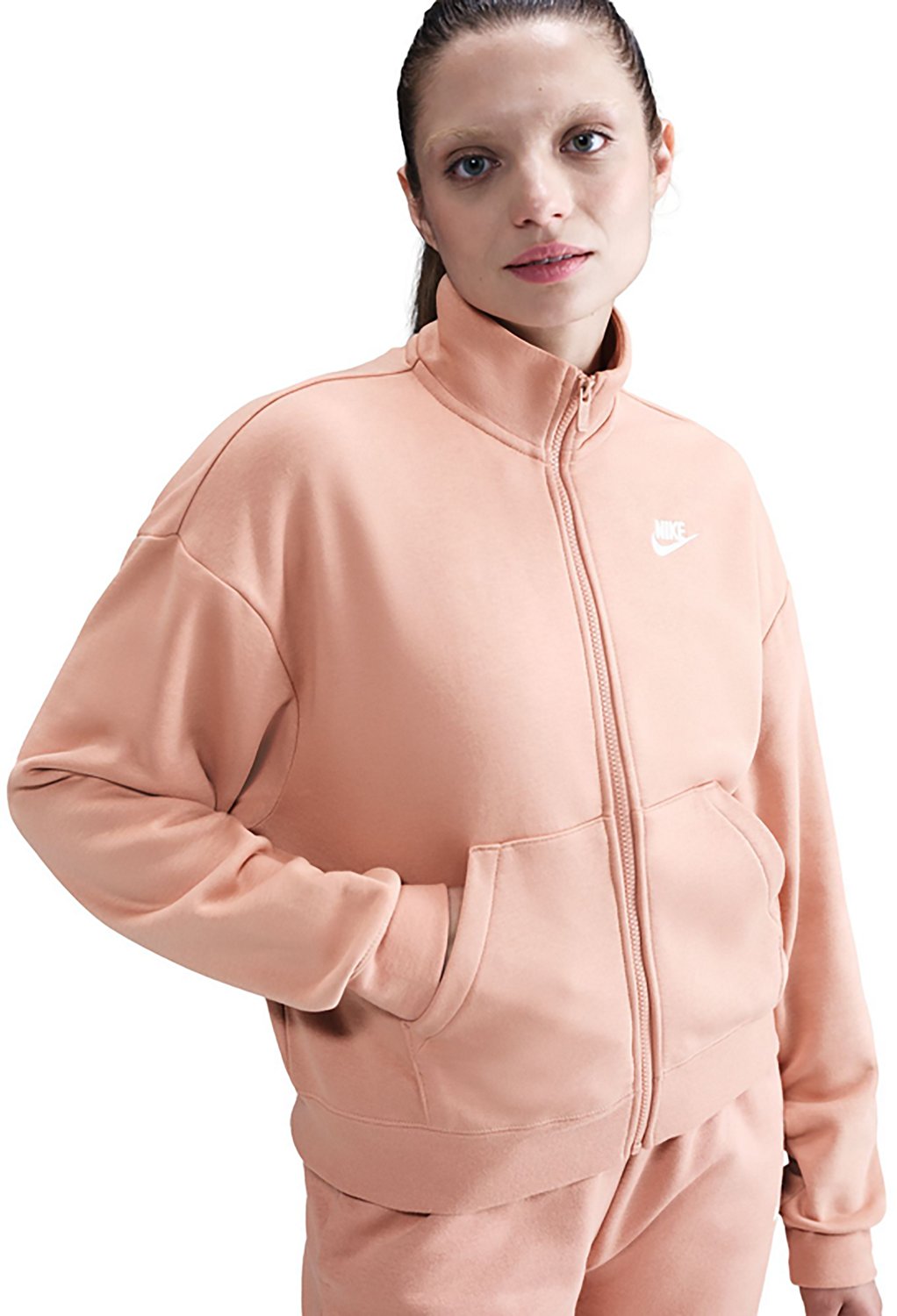 Nike Women's Sportswear Club Fleece Loose Track Jacket - view number 3