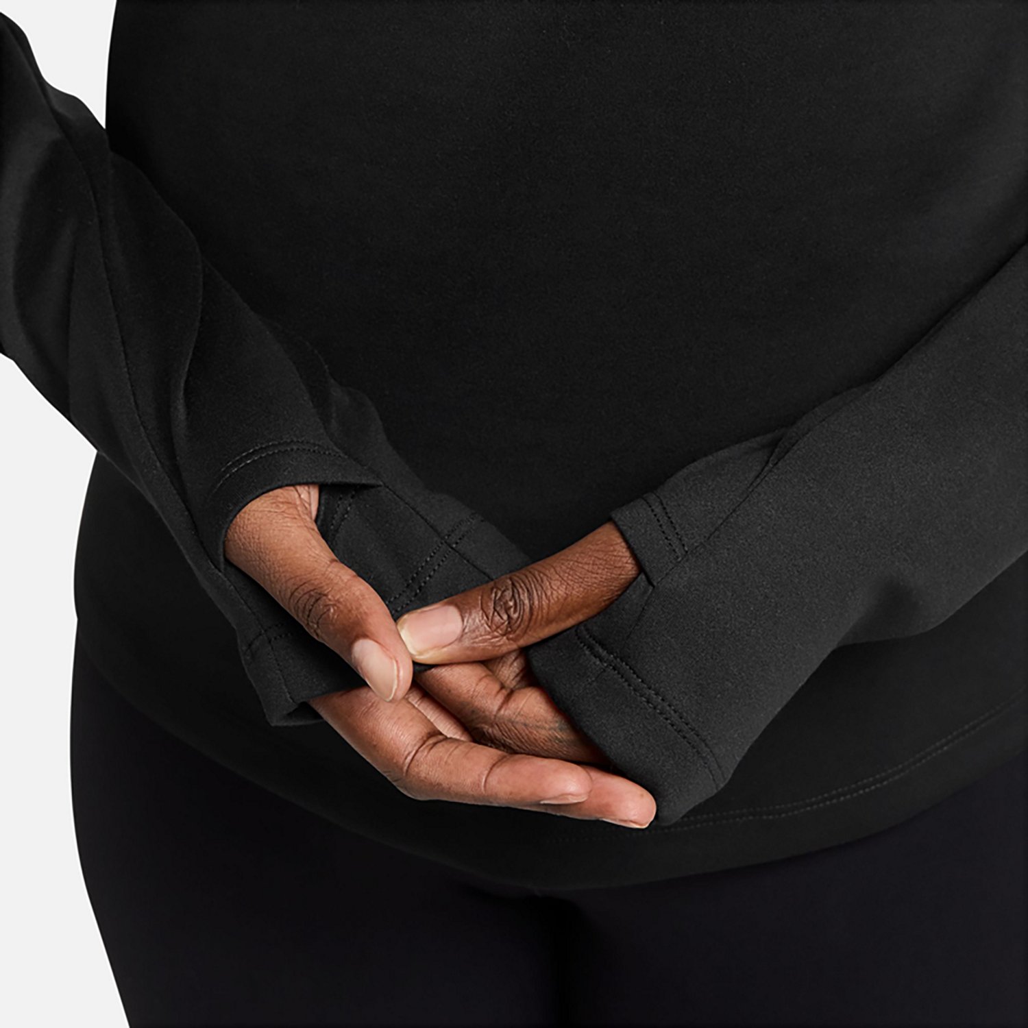 Nike Women's One Therma-Fit 1/2 Zip Mid Layer Top - view number 3