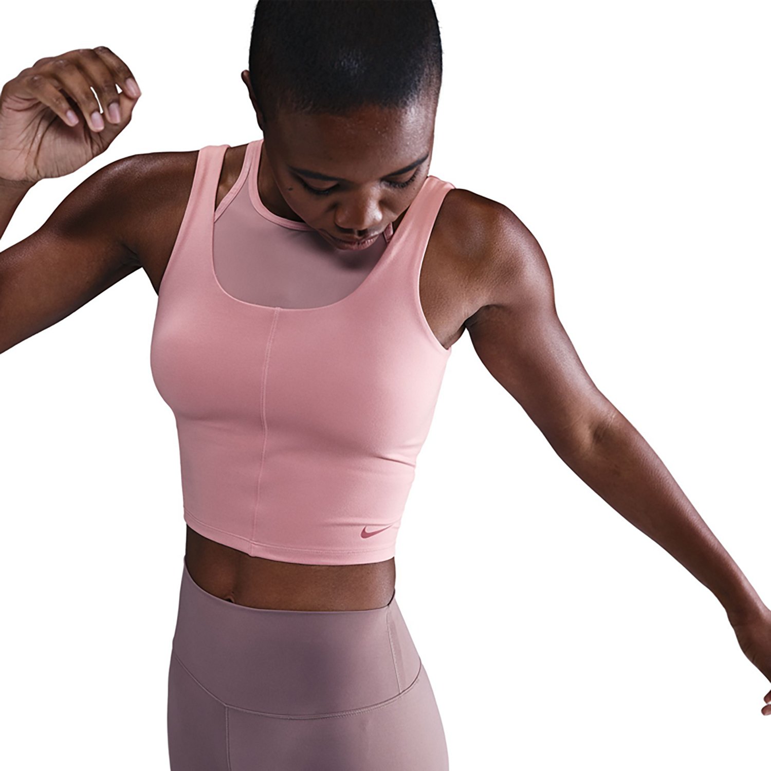 Nike Women's One Fitted Dri-FIT Cropped Tank Top - view number 3