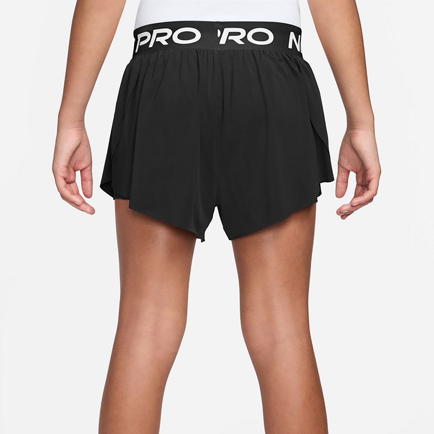 Nike Girls' Pro Dri-FIT 2 in 1 Knit Shorts 3 in - view number 2