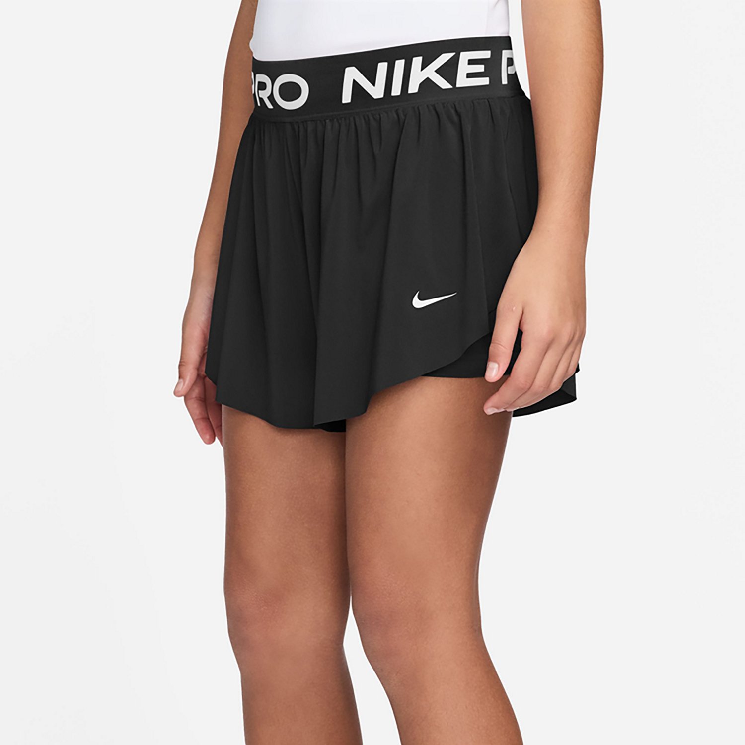 Nike Girls' Pro Dri-FIT 2 in 1 Knit Shorts 3 in - view number 3