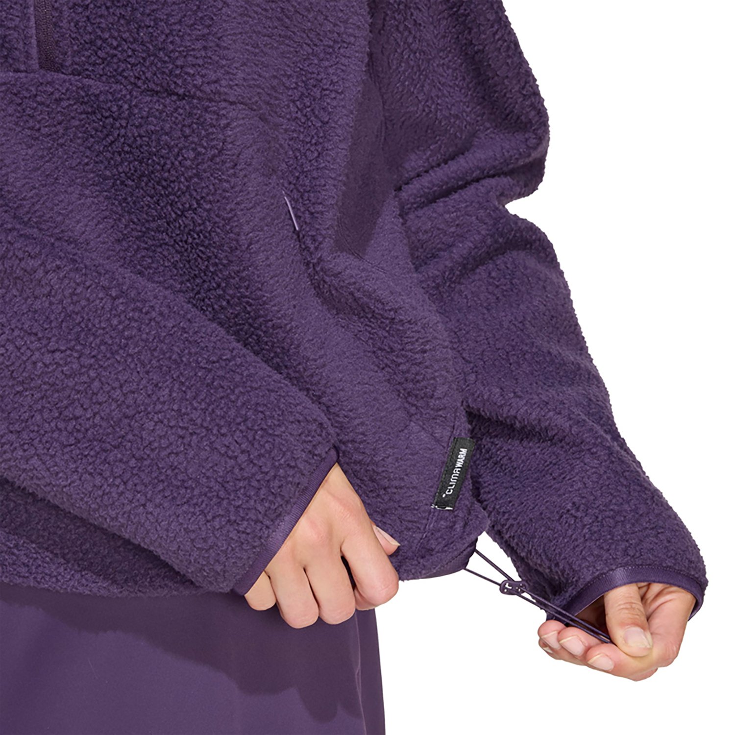 adidas Women's City Tech High Pile Fleece 1/2-Zip Top - view number 3