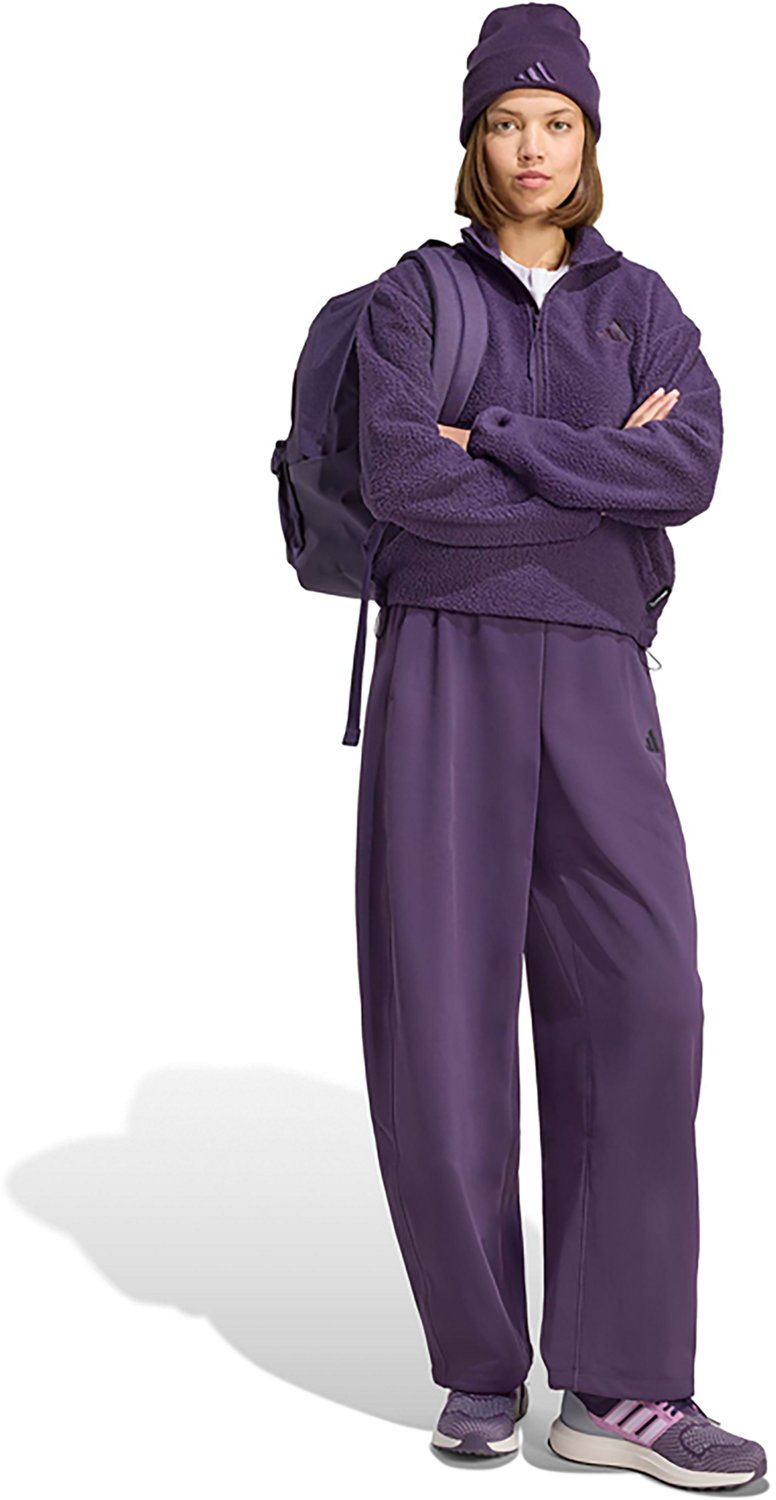 adidas Women's City Tech High Pile Fleece 1/2-Zip Top - view number 5