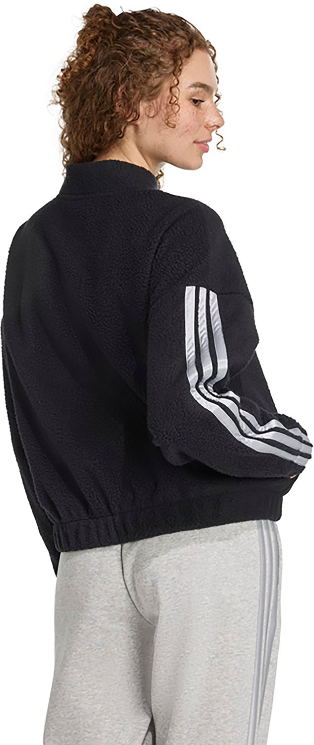 adidas Women's Holiday High Pile Fleece Full-Zip Hoodie - view number 2