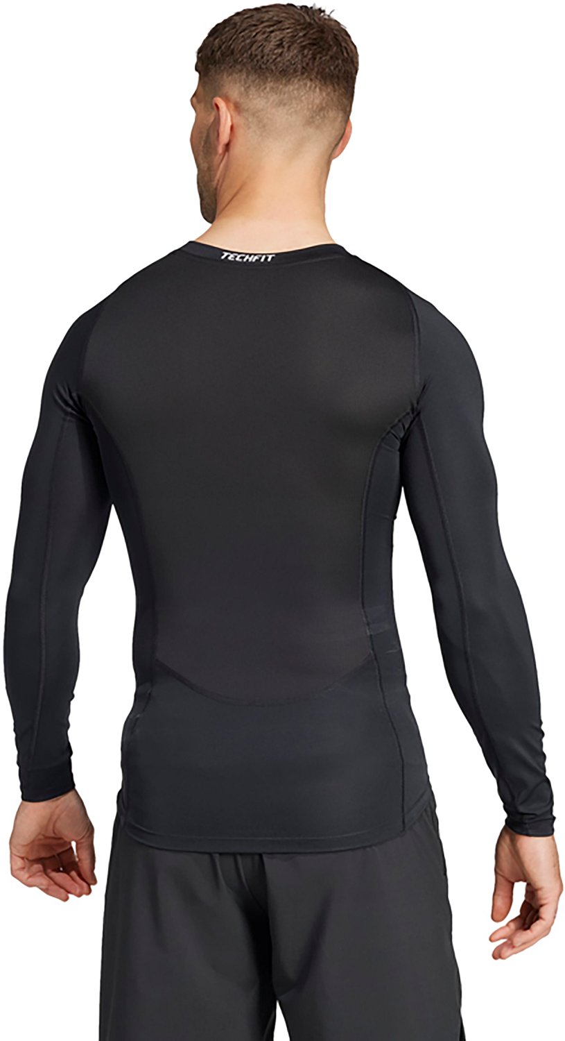adidas Men's TECHFIT Compression Training Long Sleeve T-shirt - view number 2