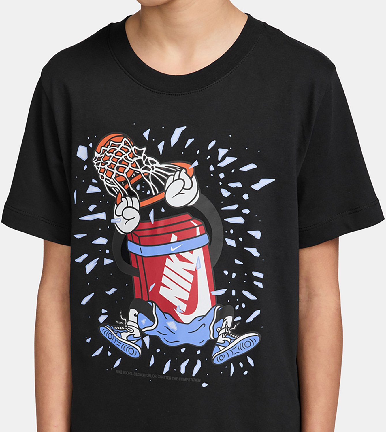 Nike Boys' Nike Sportswear Boxy Dunk Short Sleeve T-shirt - view number 3