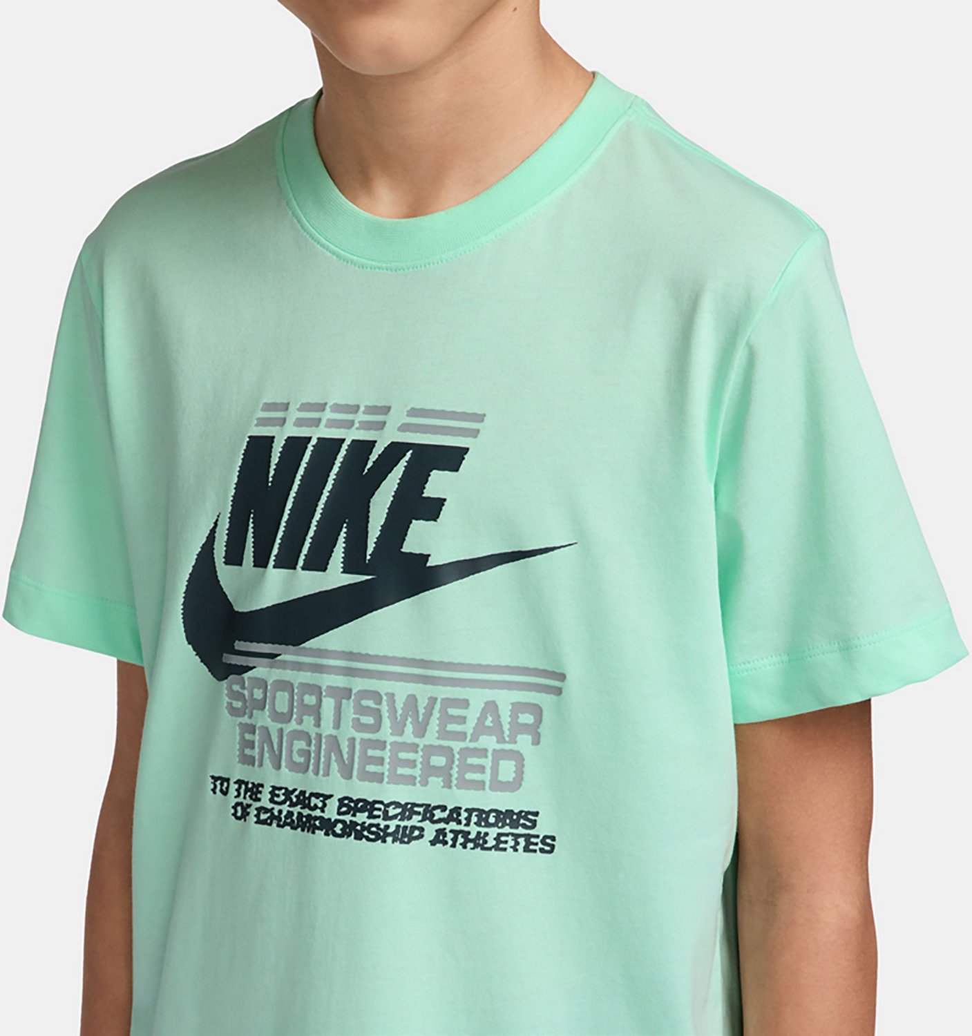 Nike Boys' Nike Sportswear Brandmark Futura Short Sleeve T-shirt - view number 3