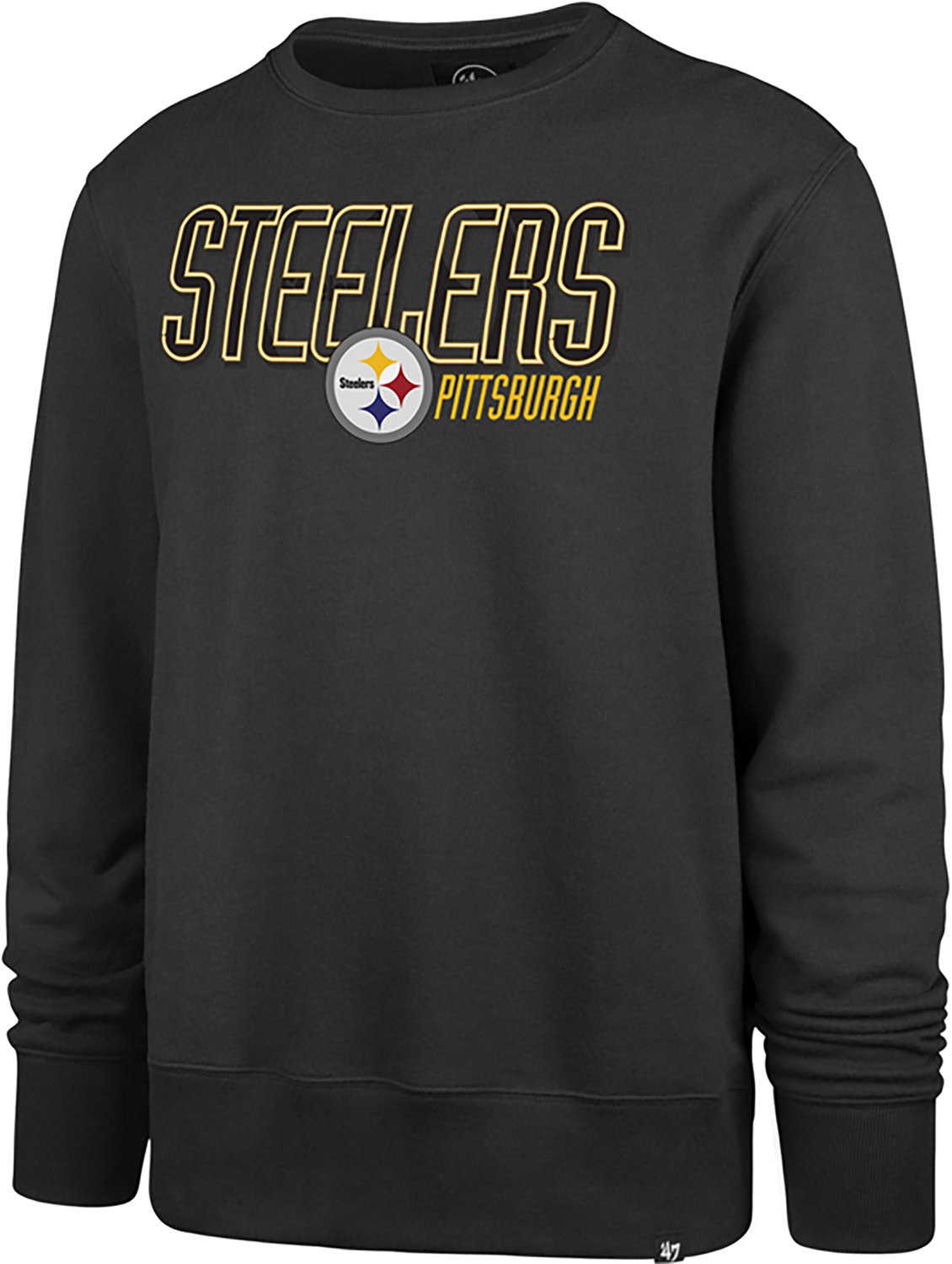 47 Steelers Locked In Headline Crew Sweatshirt - view number 1