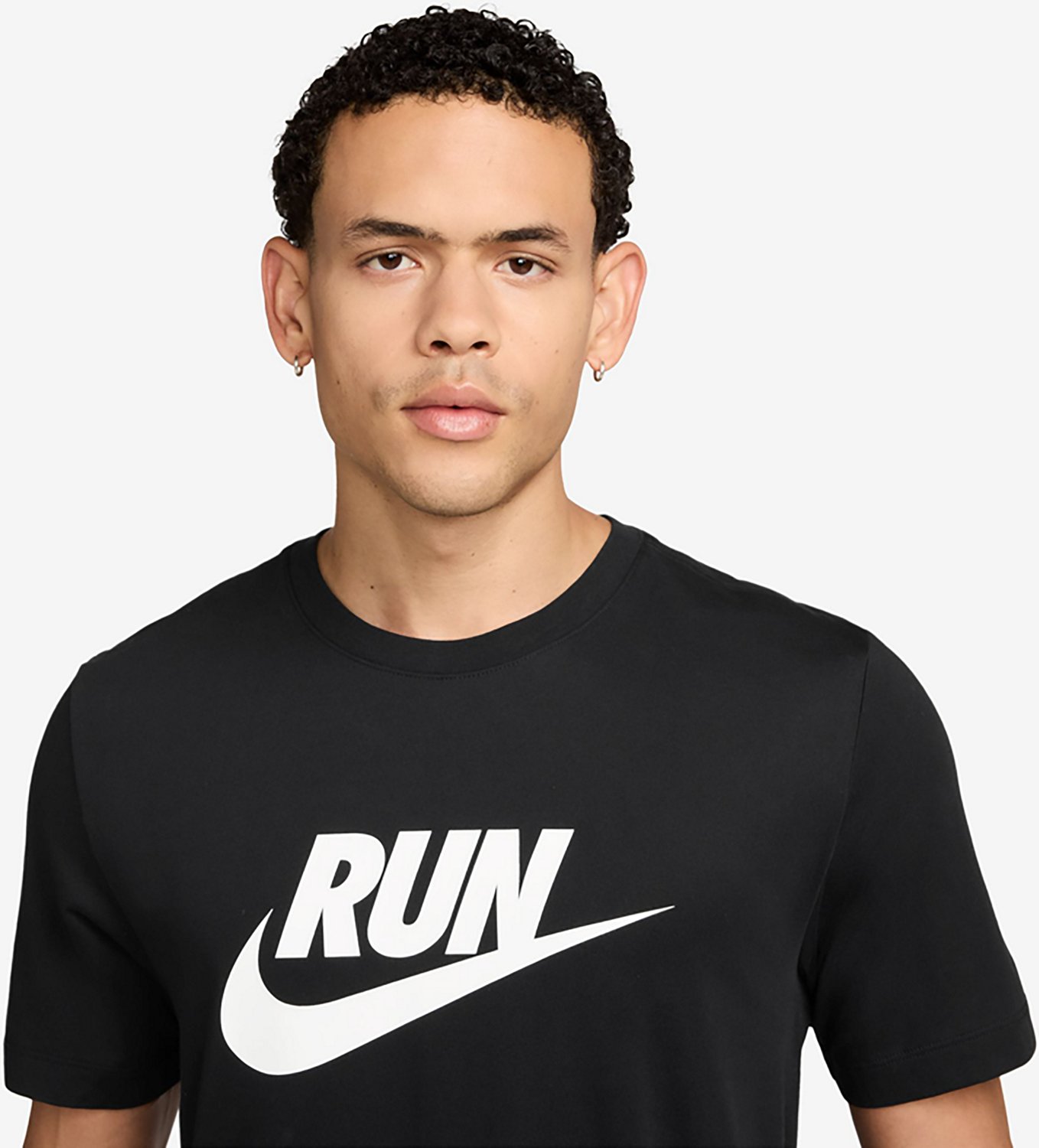 Nike Men's Dri-FIT Run Swoosh Graphic T-shirt - view number 3