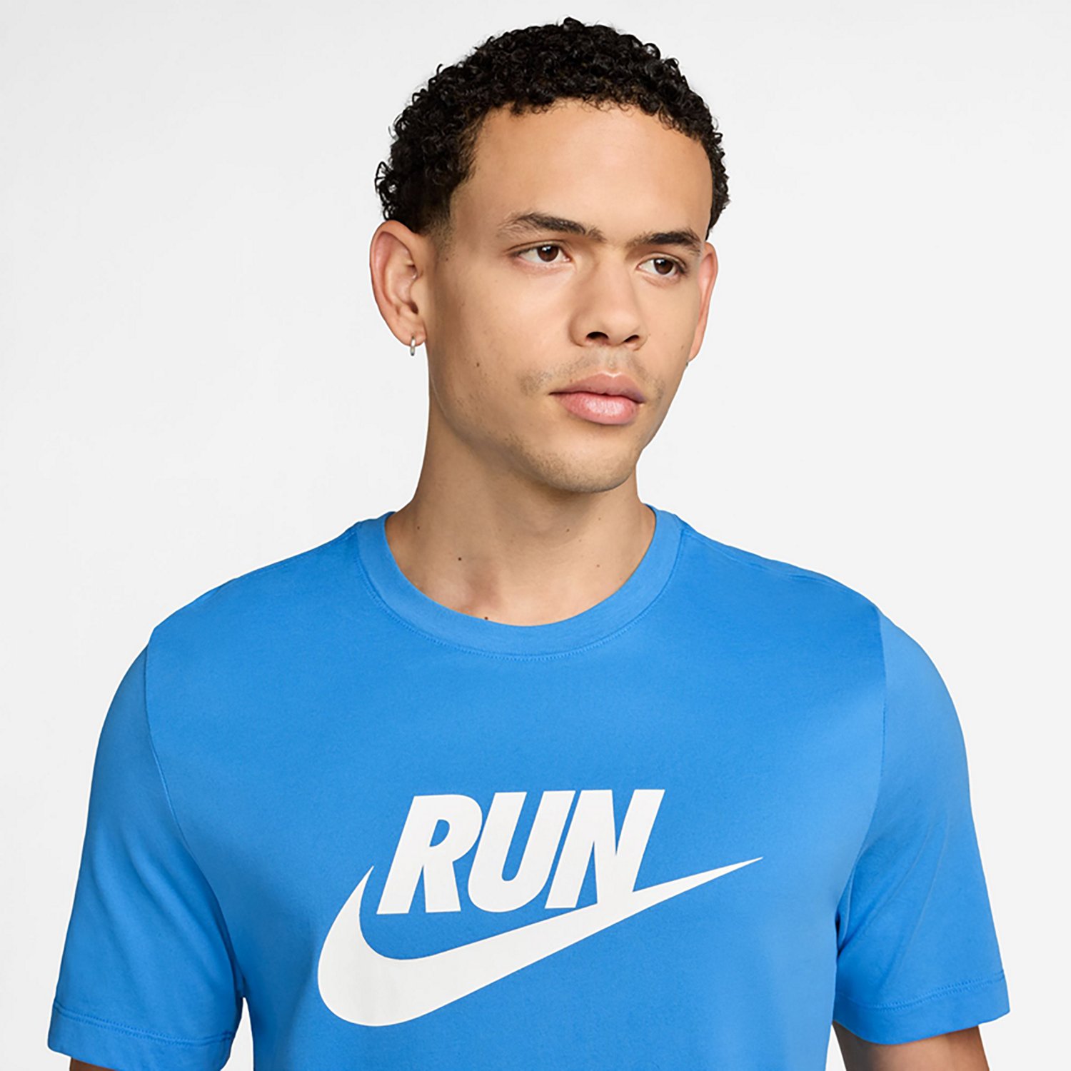 Nike Men's Dri-FIT Run Swoosh Graphic T-shirt - view number 3