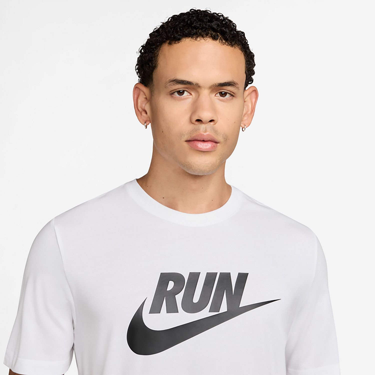 Nike Men's Dri-FIT Run Swoosh Graphic T-shirt - view number 3