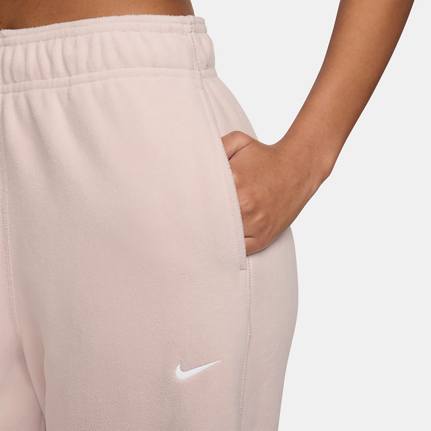 Nike Women's Nike One Therma-FIT Mid-Rise Fleece Pants - view number 3