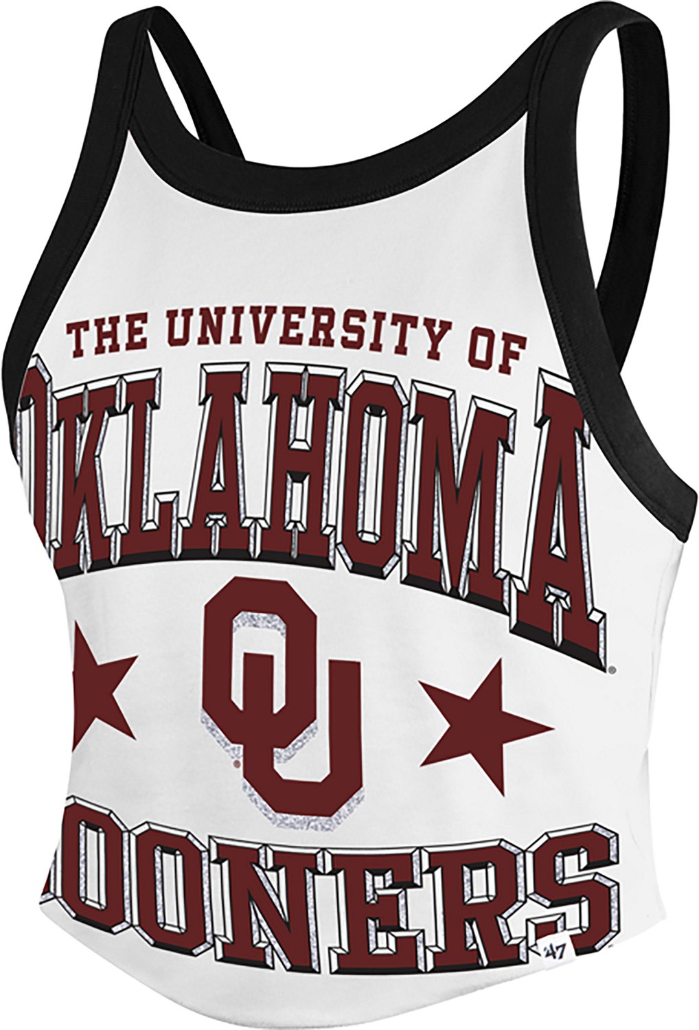 47 Brands Women's University of Oklahoma Sooners Energize Sporty Tank Top