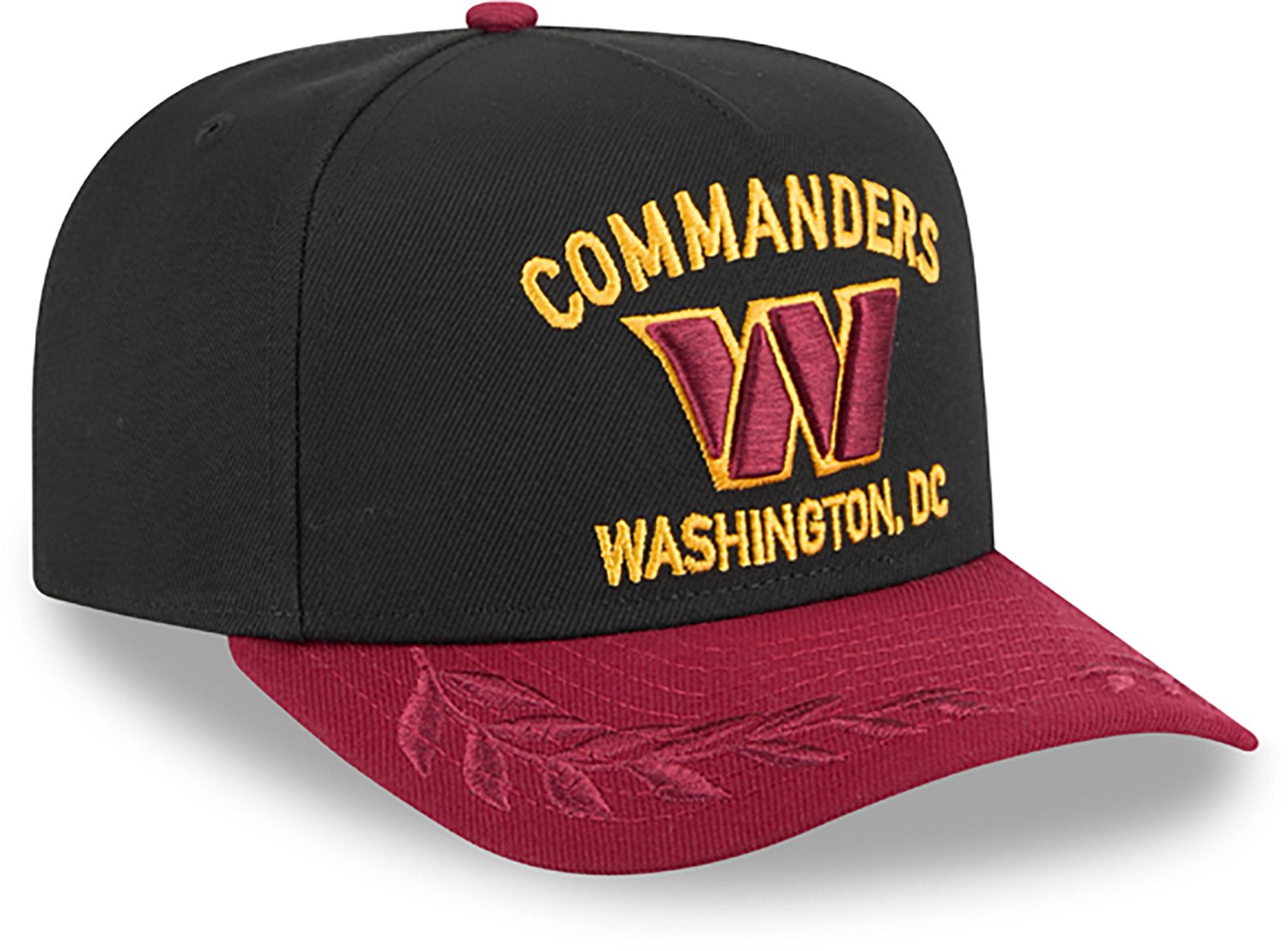 New Era Adults' Washington Commanders 2025 Draft 9FIFTY A-Frame Snapback Cap - view number 3