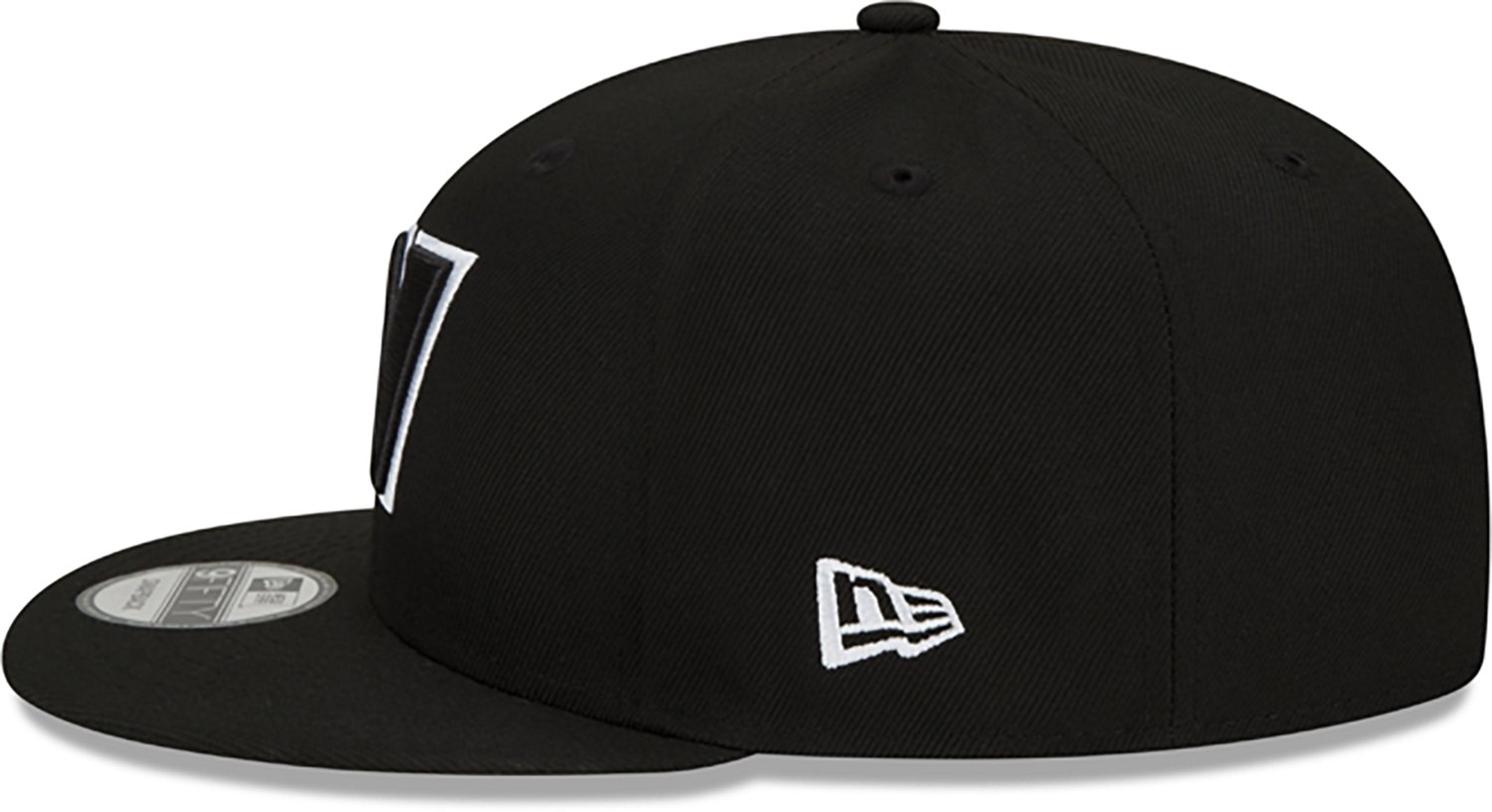 New Era Adults' Washington Commanders Black and White 9FIFTY Snapback Cap - view number 4