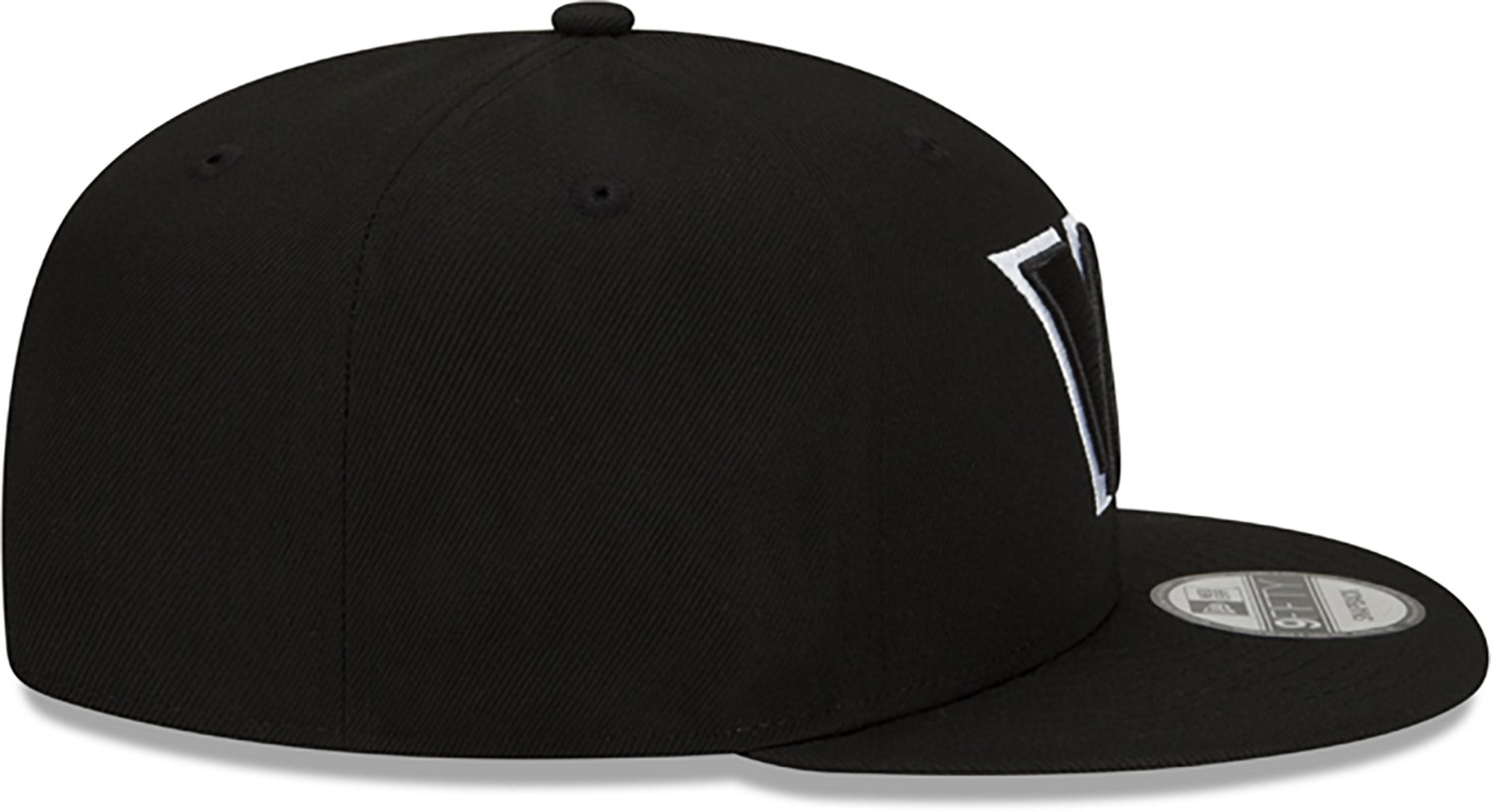 New Era Adults' Washington Commanders Black and White 9FIFTY Snapback Cap - view number 5
