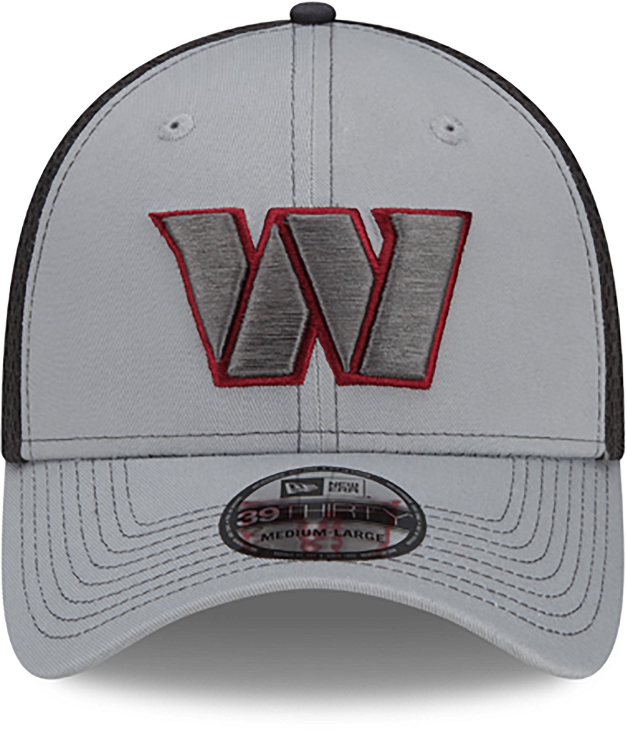 New Era Men's Washington Commanders Grayed Out Neo 39THIRTY Cap